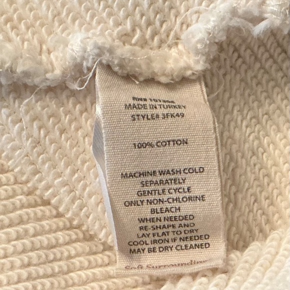 Soft Surrounding PS Ivory Pullover Tunic Top Mock Turtleneck Lagenlook Beachy - Picture 6 of 6